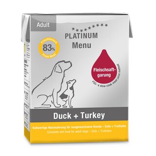 Platinum Menu Duck + Turkey