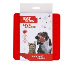 Eat Slow Live Longer Lick Mat Cross Rot