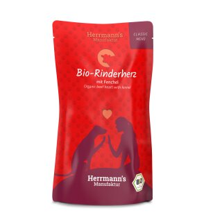 Herrmanns Classic Bio Rinderherz mit Fenchel