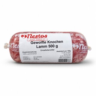 Nestos gewolfte Knochen Lamm