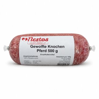 Nestos gewolfte Knochen Pferd