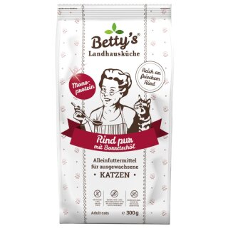 Betty´s Landhausküche Katze – Rind pur