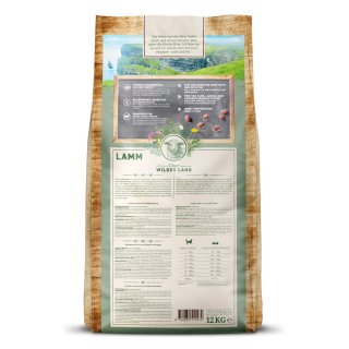 Wildes Land Classic Adult Lamm mit Reis und Wildkrutern 4 kg