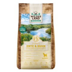 Wildes Land Classic Puppy Ente und Huhn mit Kartoffeln...